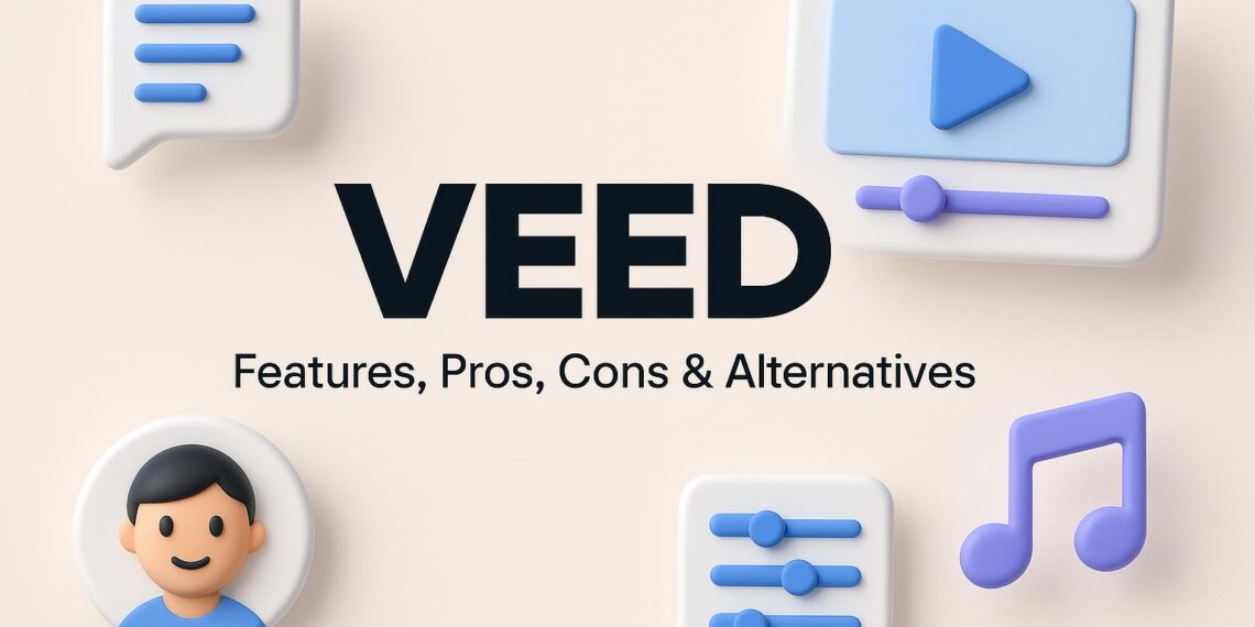 Cover image showing Veed branding tailored for startup founders, highlighting its relevance in business growth and team productivity.