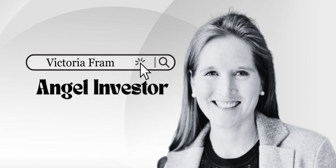 Cover image showing Victoria Fram, angel investor and VilCap GP, known for impact-driven early-stage startup investments and global founder support.