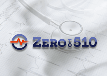 Zeroto510 Accelerator cover image showcasing the program’s innovative branding with a sleek logo and modern design elements that highlight its mission to support medical device startups.