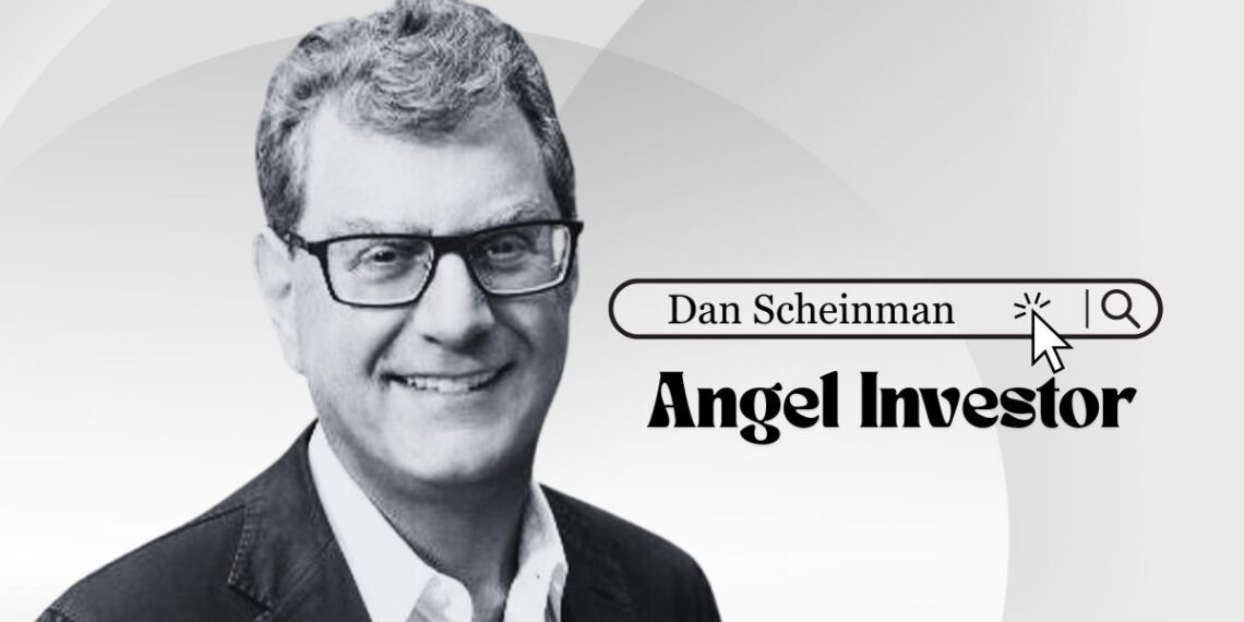 Angel investor Dan Scheinman smiling in a professional setting, representing B2B startup expertise, enterprise GTM strategy, and early-stage funding