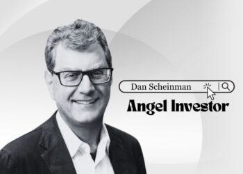 Angel investor Dan Scheinman smiling in a professional setting, representing B2B startup expertise, enterprise GTM strategy, and early-stage funding