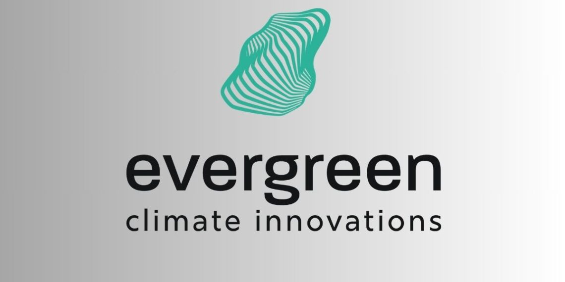 Evergreen Climate Innovations cover image featuring a vibrant green logo with eco-friendly design elements representing sustainability and climate-focused solutions.