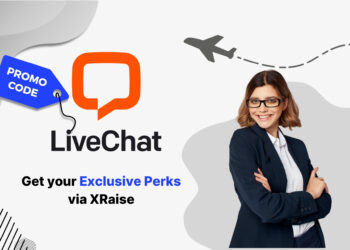 LiveChat promo code via XRaise exclusive perks for startups – customer support and live chat software credits for founders