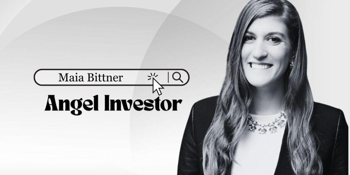 Portrait of angel investor Maia Bittner smiling confidently, symbolizing her role in funding early-stage fintech and consumer startups
