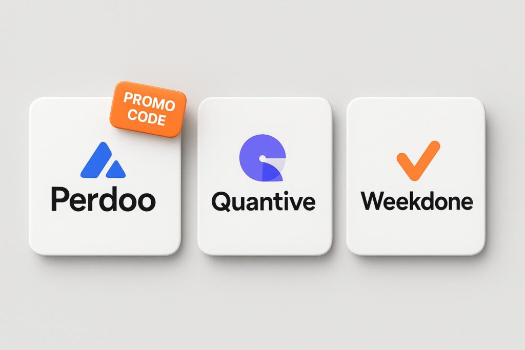 Comparison chart of Perdoo vs top alternatives (e.g., Gtmhub (Quantive), Weekdone), highlighting the benefits of using XRaise to claim the Perdoo startup promo code