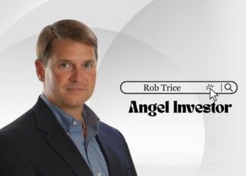 Headshot of Rob Trice smiling in Palo Alto ag-tech setting.