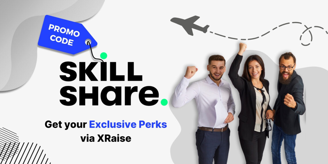 Skillshare promo code – exclusive perks for founders to access online classes in design, business, and technology for startup growth via XRaise