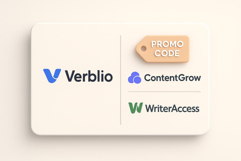 Comparison chart of Verblio vs top alternatives (e.g., ContentGrow, WriterAccess), highlighting the benefits of using XRaise to claim the Verblio startup promo code