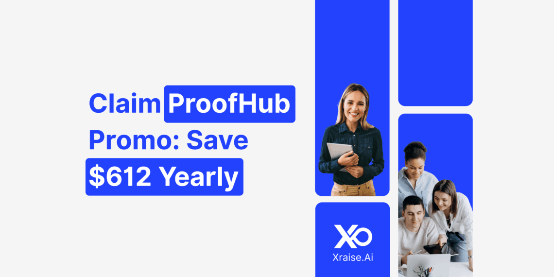 ProofHub Promo Code banner for founders