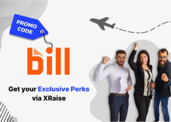 Bill promo code via XRaise exclusive perks for startups – business payments and expense management perks