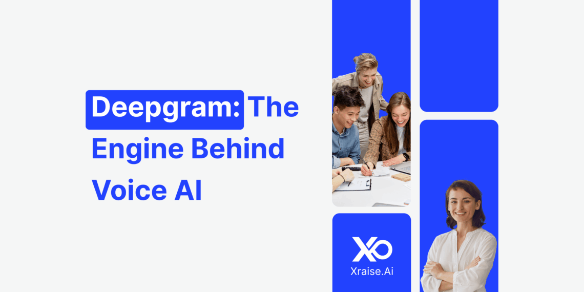 Startup founders collaborating, representing Deepgram’s AI speech recognition platform that powers voice-based applications.