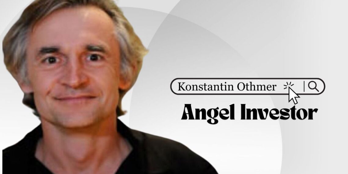 Portrait of Konstantin Othmer, Palo Alto angel investor and ex-Apple engineer.