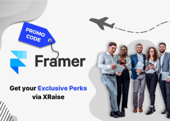 Framer promo code via XRaise exclusive perks for startups – no-code website design and prototyping tool perks