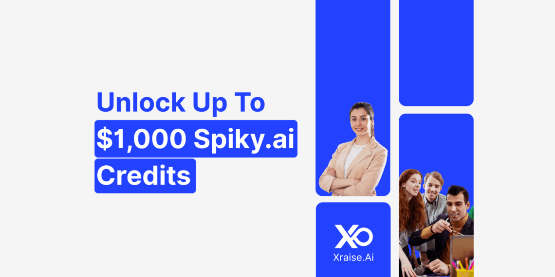 Founders unlocking $1,000 Spiky.ai credits for AI sales coaching tool support