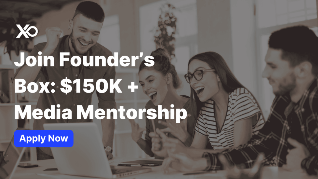 Excited startup founders joining Founder’s Box Accelerator to raise $150K and access media mentorship via XRaise.