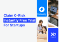 Instantly promo code for startups on free trial banner