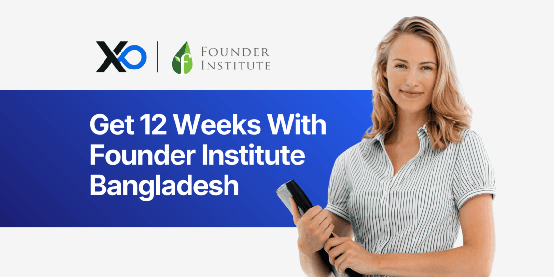 Apply to Founder Institute Bangladesh accelerator with woman founder holding notebook
