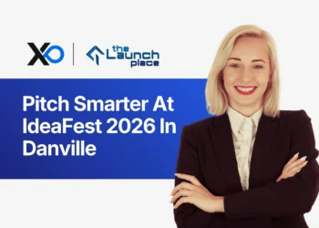 Apply to IdeaFest 2026 pitch banner with founder