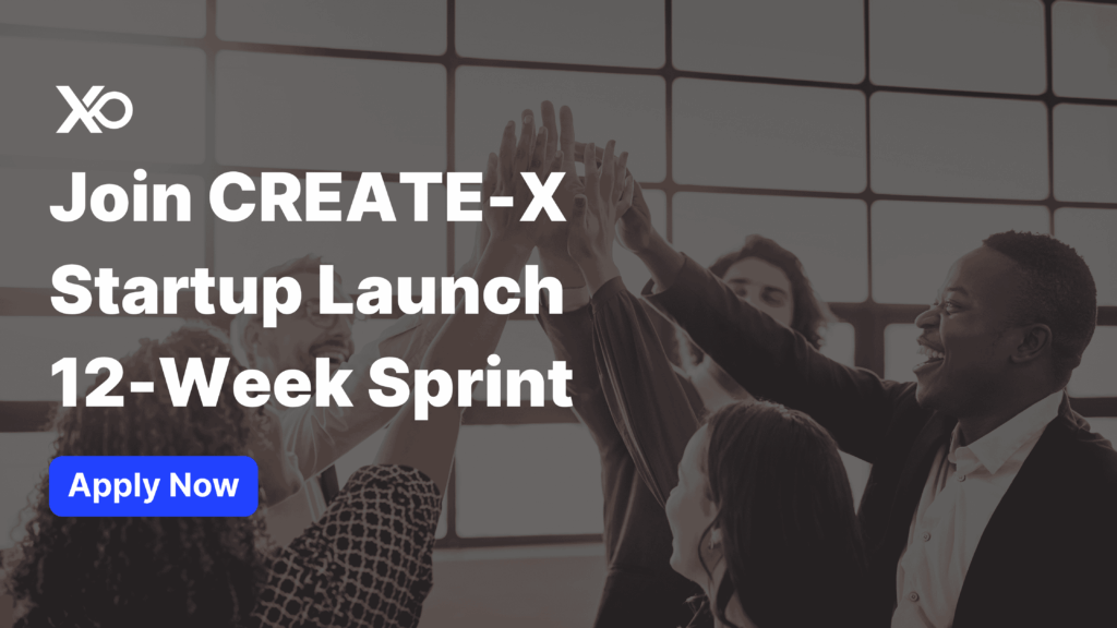 CREATE-X Startup Launch founders at startup launch sprint