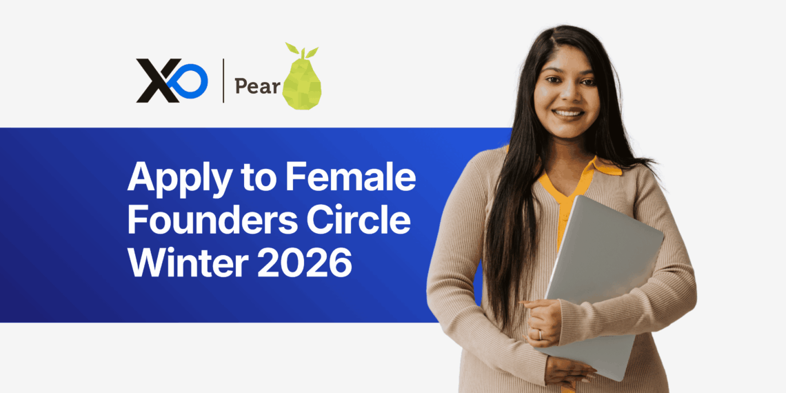 Apply to Female Founders Circle Winter 2026 banner