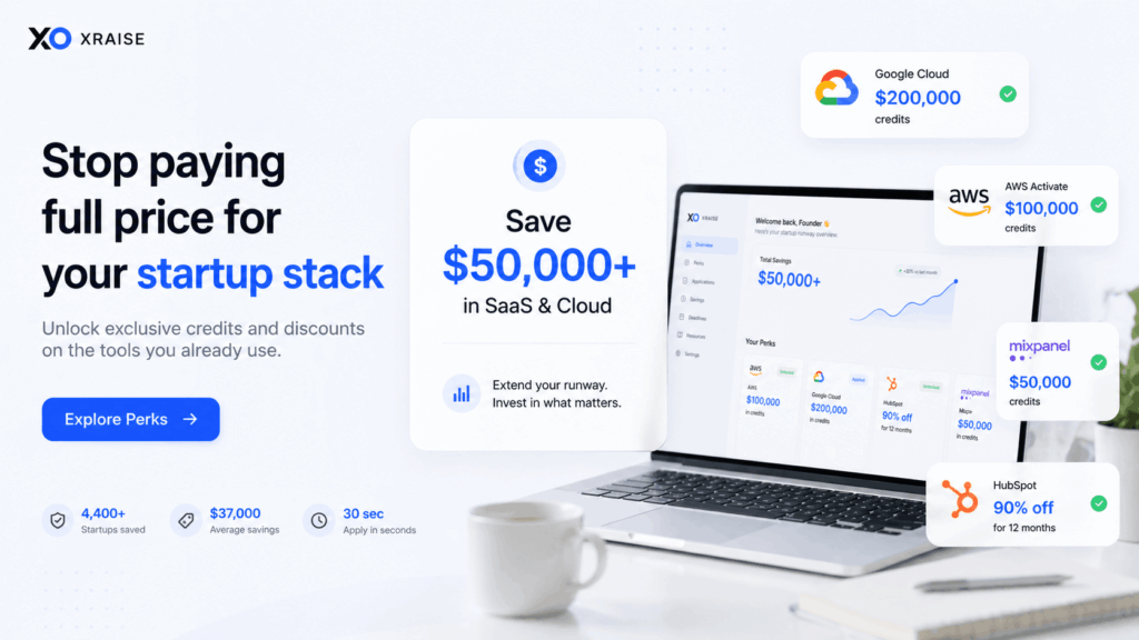 Check startup cloud credits eligibility and apply for SaaS perks and discounts