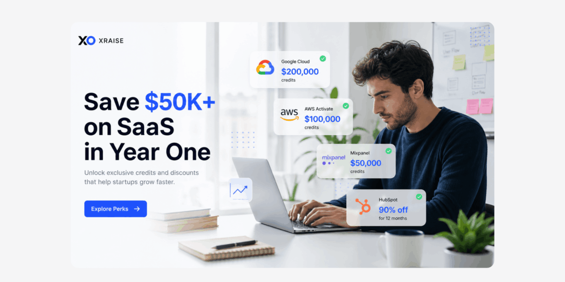 startup tools savings breakdown infographic best startup tools dashboard ui startup perks comparison infographic