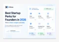 startup perks blog banner with founder-led planning