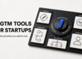 AI GTM tools for startups hero showing a bottleneck, output, proof, and owner workboard
