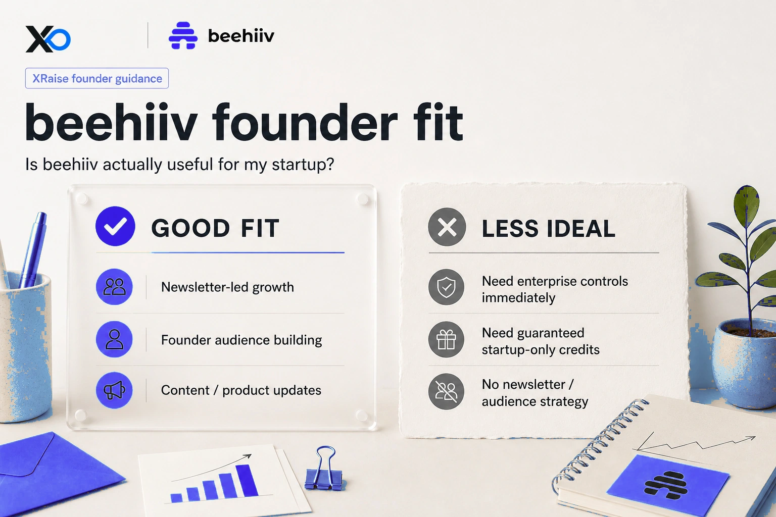 beehiiv founder fit guidance for newsletter-led startup growth