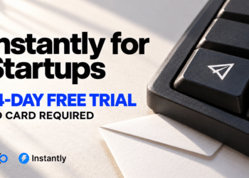 Instantly for startups: 14-day public free trial, no card required.
