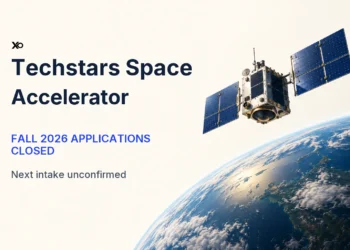 Techstars Space Accelerator with Fall 2026 applications closed and next intake unconfirmed.